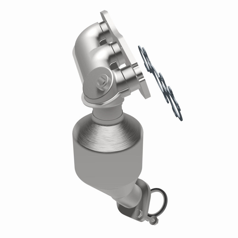 MagnaFlow 52017 oem grade manifold converter, opposite side view of the turntable spin
