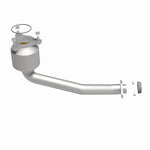 MagnaFlow 452671 carb direct-fit catalytic converter, side view of the turntable spin