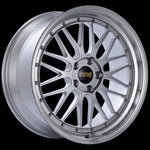 BBS LM 19x9 5x114.3 ET38 Diamond Silver Center Diamond Cut Lip Wheel - 82mm PFS/Clip Required