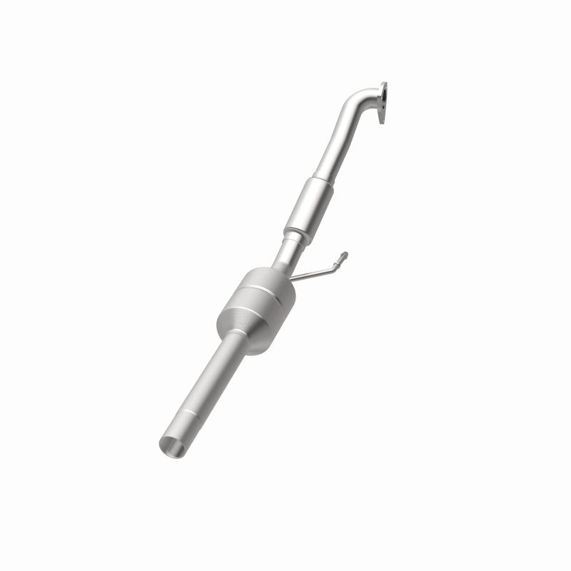 MagnaFlow 52426 oem grade direct-fit catalytic converter, opposite rear three-quarter view of the turntable spin