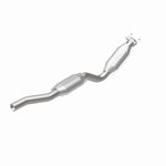 MagnaFlow 24469 hm grade direct-fit catalytic converter, rear view of the turntable spin