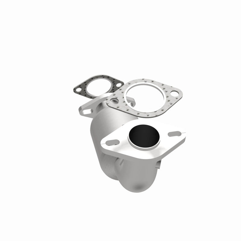MagnaFlow 49457 oem grade direct-fit catalytic converter, opposite side view of the turntable spin