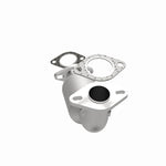 MagnaFlow 49457 oem grade direct-fit catalytic converter, opposite side view of the turntable spin