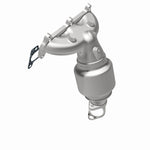 MagnaFlow 5531634 carb manifold converter, rear view of the turntable spin