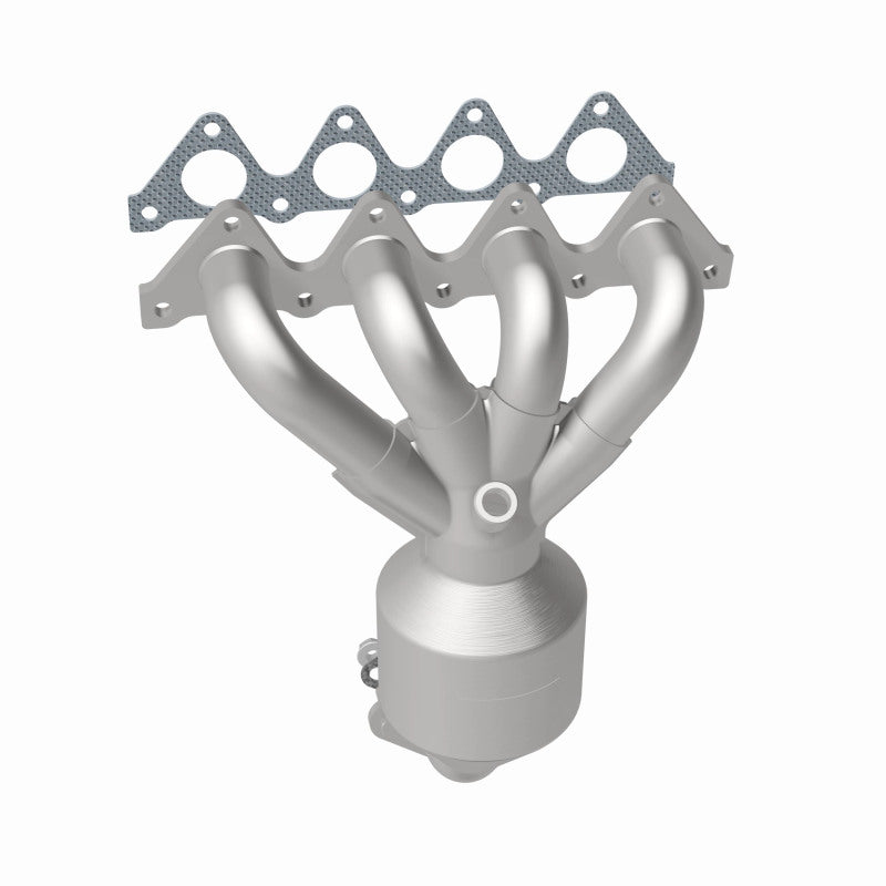 MagnaFlow 49035 oem grade manifold converter, opposite side view of the turntable spin