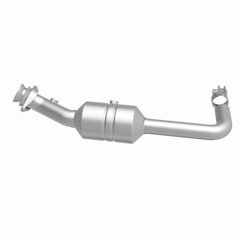 MagnaFlow 52157 oem grade direct-fit catalytic converter, side view of the turntable spin
