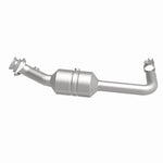 MagnaFlow 52157 oem grade direct-fit catalytic converter, side view of the turntable spin