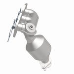 MagnaFlow 49693 oem grade manifold converter, side view of the turntable spin