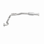 MagnaFlow 93236 hm grade direct-fit catalytic converter, side view of the turntable spin