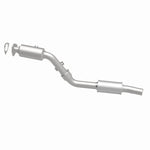 MagnaFlow 49903 oem grade direct-fit catalytic converter, side view of the turntable spin