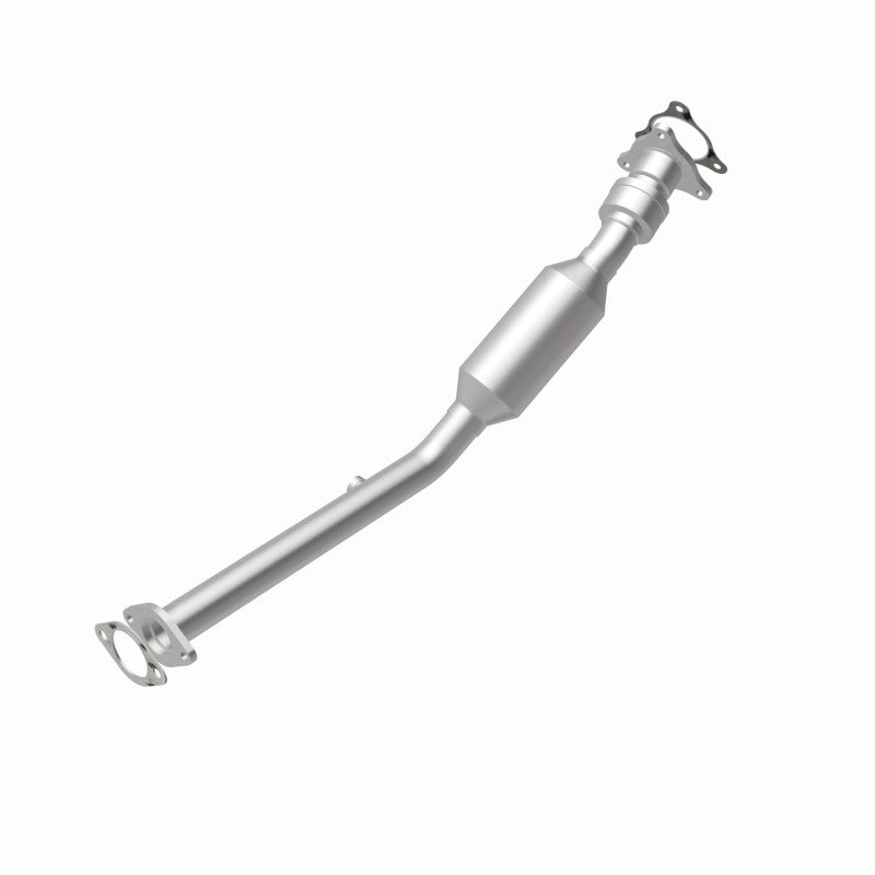 MagnaFlow 5461914 carb direct-fit catalytic converter, rear view of the turntable spin