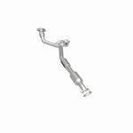 MagnaFlow 52896 oem grade direct-fit catalytic converter, rear three-quarter view of the turntable spin