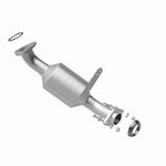 MagnaFlow 51872 oem grade direct-fit catalytic converter, rear view of the turntable spin