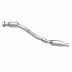 MagnaFlow 24318 hm grade direct-fit catalytic converter, side view of the turntable spin