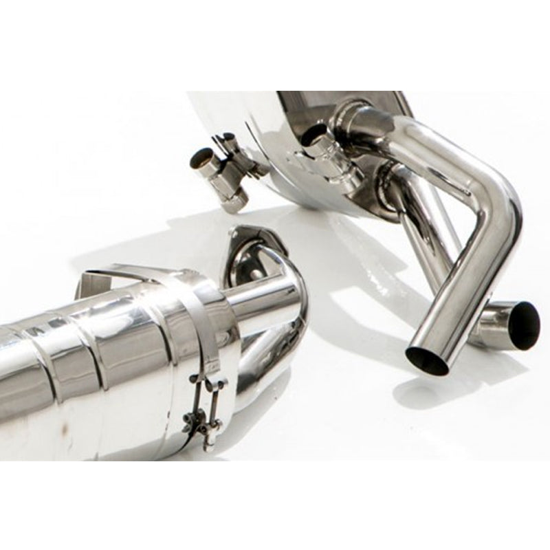 Tubi Style Stainless Steel Side & Central Mufflers Kit | Porsche 991.1 Carrera 2012-2016