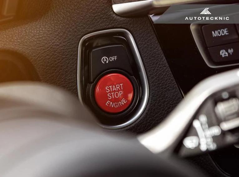 Get AutoTecknic Bright Red Start Stop Button for BMW F-Chasis Vehicles 
