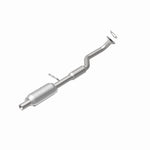 MagnaFlow 23168 hm grade direct-fit catalytic converter, rear view of the turntable spin