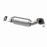 MagnaFlow 24403 hm grade direct-fit catalytic converter, opposite rear three-quarter view of the turntable spin