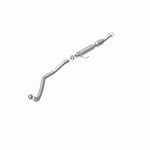 MagnaFlow 49502 oem grade direct-fit catalytic converter, rear view of the turntable spin