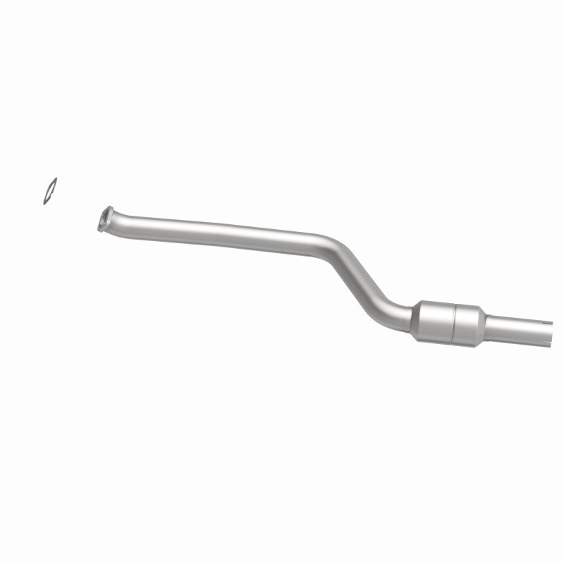 MagnaFlow 49768 oem grade direct-fit catalytic converter, side view of the turntable spin