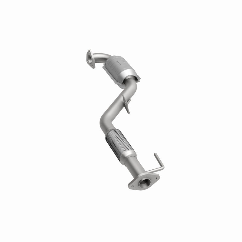 MagnaFlow 24429 hm grade direct-fit catalytic converter, rear three-quarter view of the turntable spin