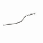 MagnaFlow 4551948 carb direct-fit catalytic converter, front three-quarter view of the turntable spin