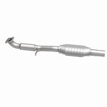 MagnaFlow 93292 hm grade direct-fit catalytic converter, side view of the turntable spin