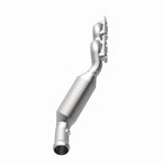MagnaFlow 52237 oem grade manifold converter, opposite rear three-quarter view of the turntable spin