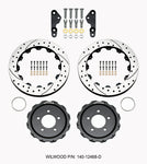 Wilwood Pro-Matrix Rear Kit Drilled 05-12 Mustang GT (2pc Hat/Rtr)