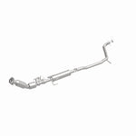 MagnaFlow 280460 oem grade direct-fit catalytic converter, front three-quarter view of the turntable spin