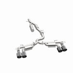 MagnaFlow 19617 neo series cat-back exhaust, opposite side view of the turntable spin