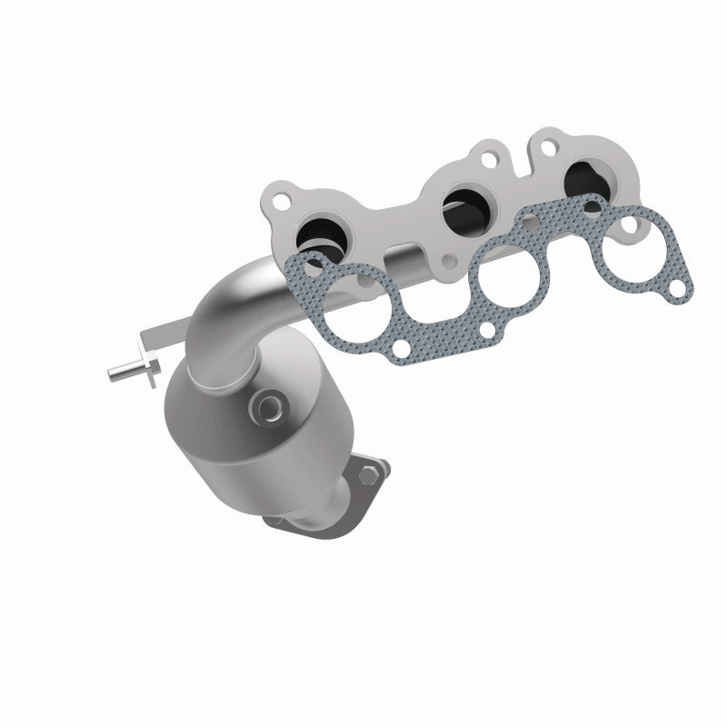 MagnaFlow 49837 oem grade manifold converter, opposite side view of the turntable spin