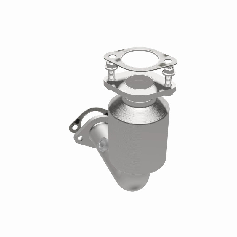 MagnaFlow 5571448 carb direct-fit catalytic converter, opposite side view of the turntable spin