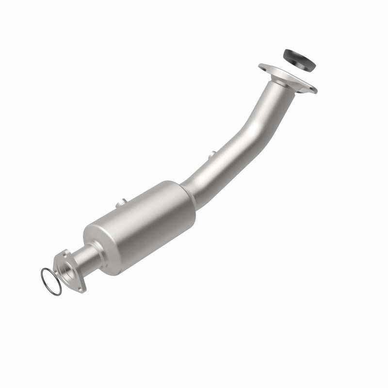 MagnaFlow 5461185 carb direct-fit catalytic converter, rear view of the turntable spin