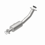 MagnaFlow 5461185 carb direct-fit catalytic converter, rear view of the turntable spin