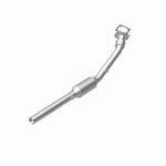 MagnaFlow 23773 hm grade direct-fit catalytic converter, rear view of the turntable spin