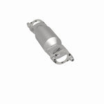 MagnaFlow 49740 oem grade direct-fit catalytic converter, rear three-quarter view of the turntable spin