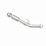 MagnaFlow 49932 oem grade direct-fit catalytic converter, rear view of the turntable spin