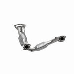 MagnaFlow 458023 carb direct-fit catalytic converter, opposite side view of the turntable spin