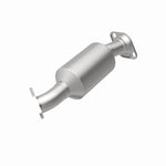 MagnaFlow 5461261 carb direct-fit catalytic converter, rear view of the turntable spin