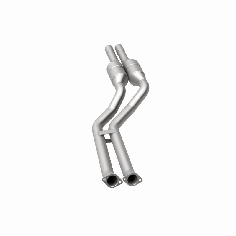 MagnaFlow 49760 oem grade direct-fit catalytic converter, opposite side view of the turntable spin