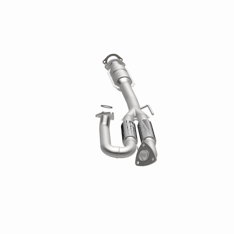 MagnaFlow 52234 oem grade direct-fit catalytic converter, opposite side view of the turntable spin