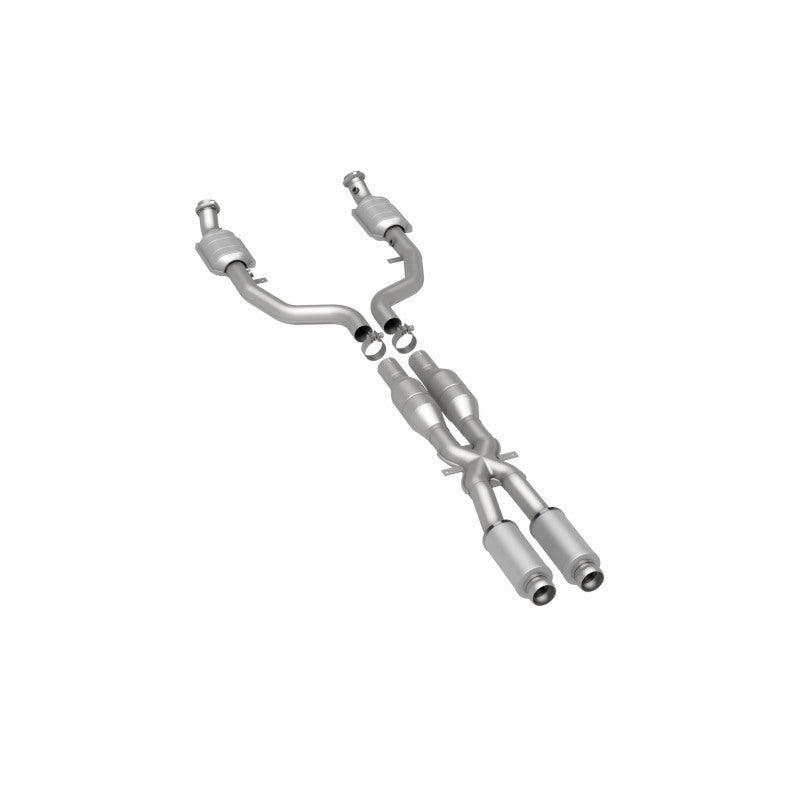 Assembly upright from the outlet end