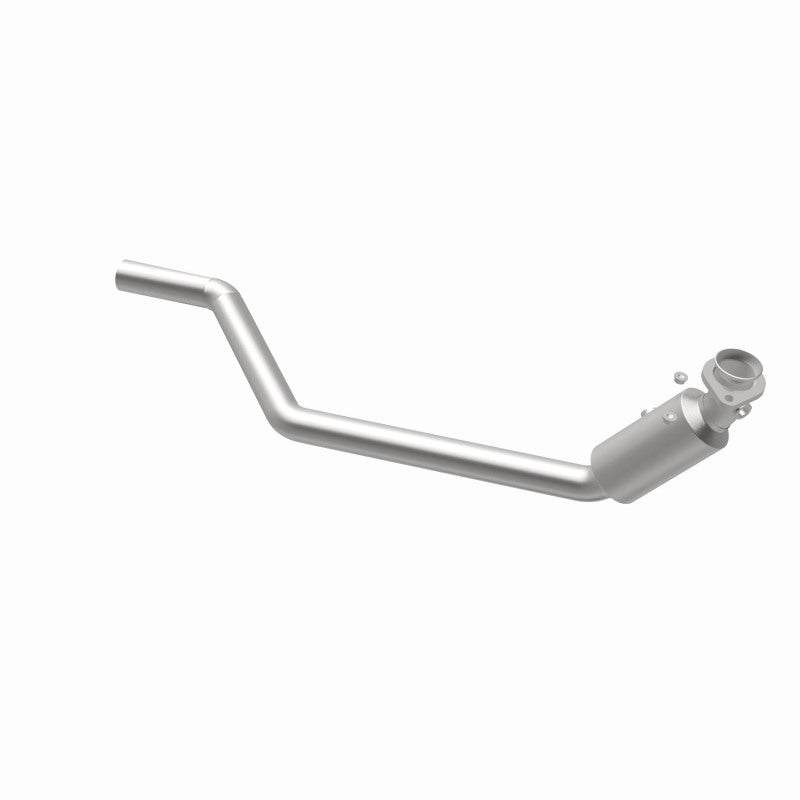 MagnaFlow 52076 oem grade direct-fit catalytic converter, opposite rear three-quarter view of the turntable spin