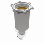 MagnaFlow 452871 carb direct-fit catalytic converter, opposite side view of the turntable spin