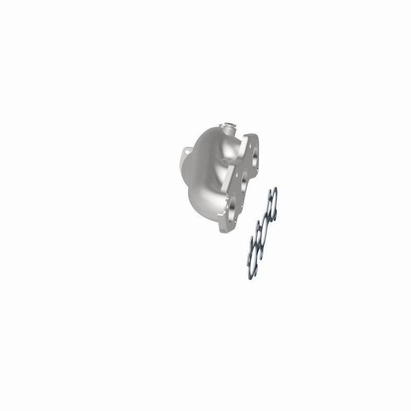 MagnaFlow 52446 oem grade manifold converter, opposite side view of the turntable spin
