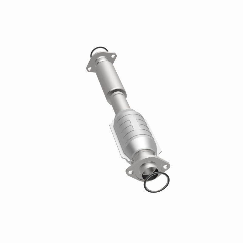 MagnaFlow 49232 oem grade direct-fit catalytic converter, opposite side view of the turntable spin