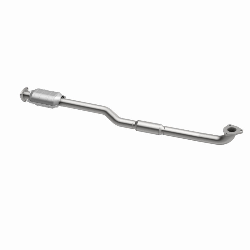 MagnaFlow 51619 oem grade direct-fit catalytic converter, opposite rear three-quarter view of the turntable spin