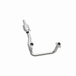 MagnaFlow 93307 epa direct-fit catalytic converter, opposite side view of the turntable spin