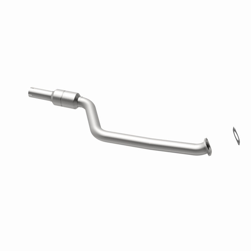 MagnaFlow 49768 oem grade direct-fit catalytic converter, opposite rear three-quarter view of the turntable spin